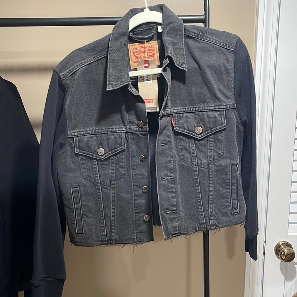 Levis ex-boyfriend hybrid trucker jacket